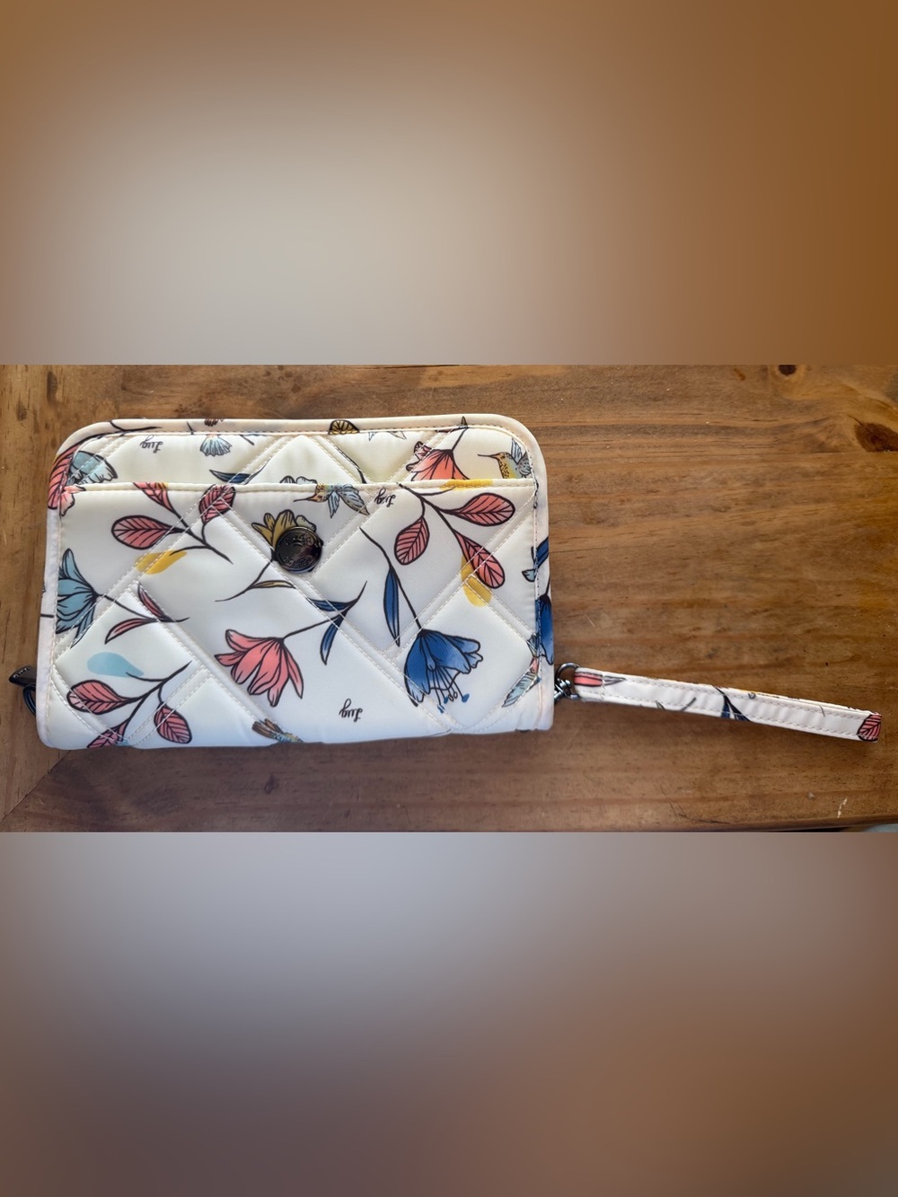 Lug Zeppelin 2 RFID Wristlet Wallet - Hummingbird Floral